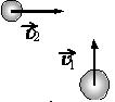 Шары движутся со скоростями показанными на рисунке